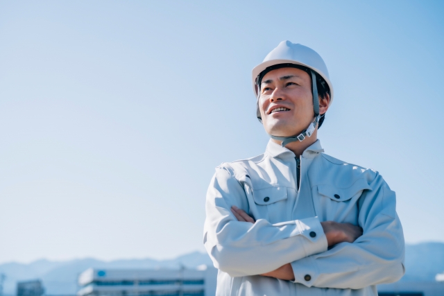 製造業の男性のイメージ写真。